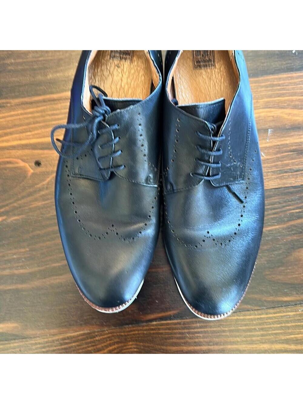 Ike Behar | Men’s Black Oxford Shoes | Size 12 | 0687 - Picture 2 of 9